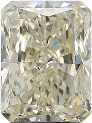 3.02 Carat L SI1 Radiant Natural Diamond