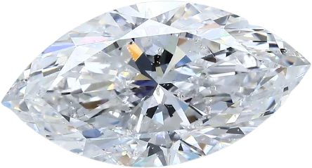 3.52 Carat D SI2 Marquise Natural Diamond