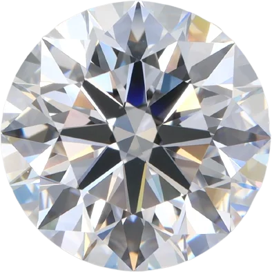 3.76 Carat D VVS2 Round Lab Diamond