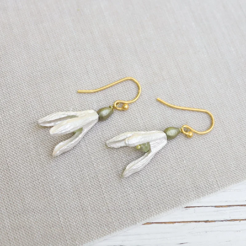 Snowdrops Drop Earring