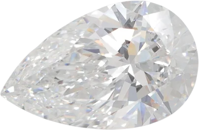 4.05 Carat D VVS1 Pear Lab Diamond