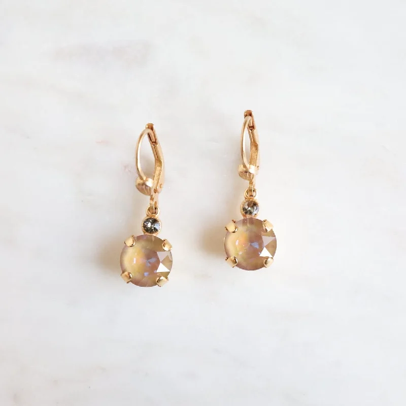 Light Grey Drop Earrings