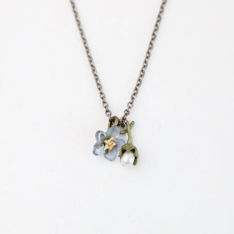 Forget Me Not Pendant Necklace