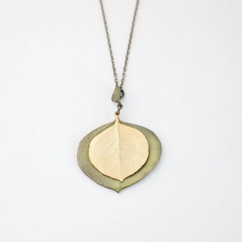 Eucalyptus Round Leaf Pendant