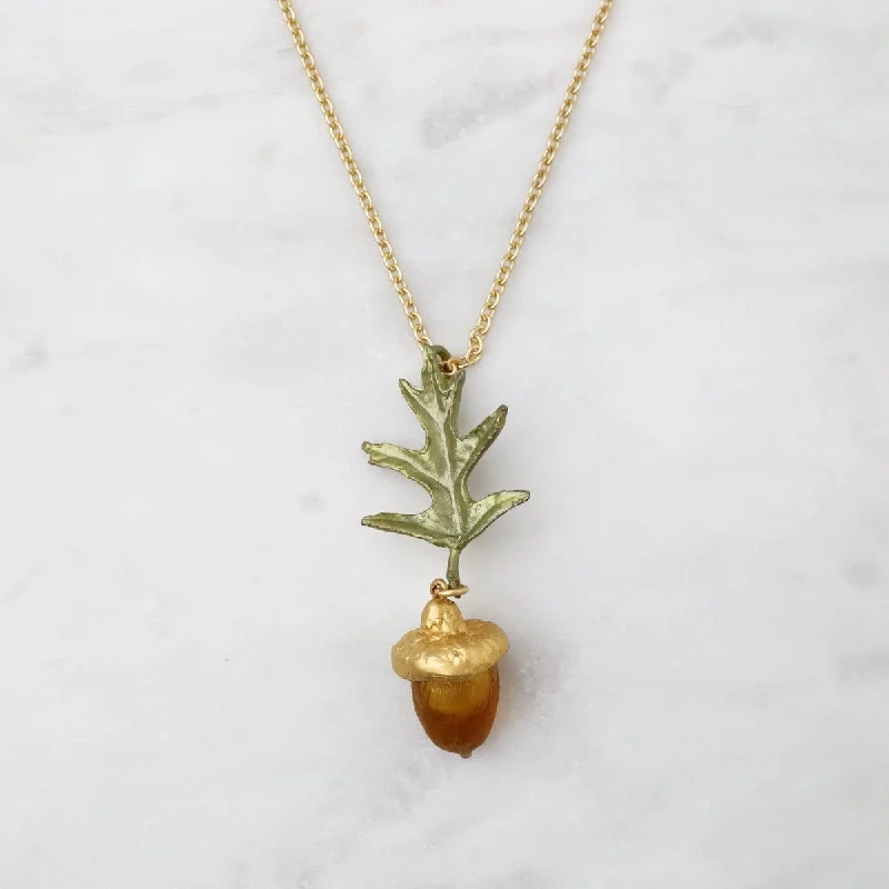 Pin Oak Dainty Pendant