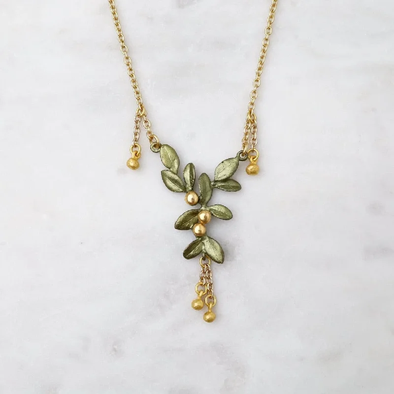 Golden Myrtle Pendant