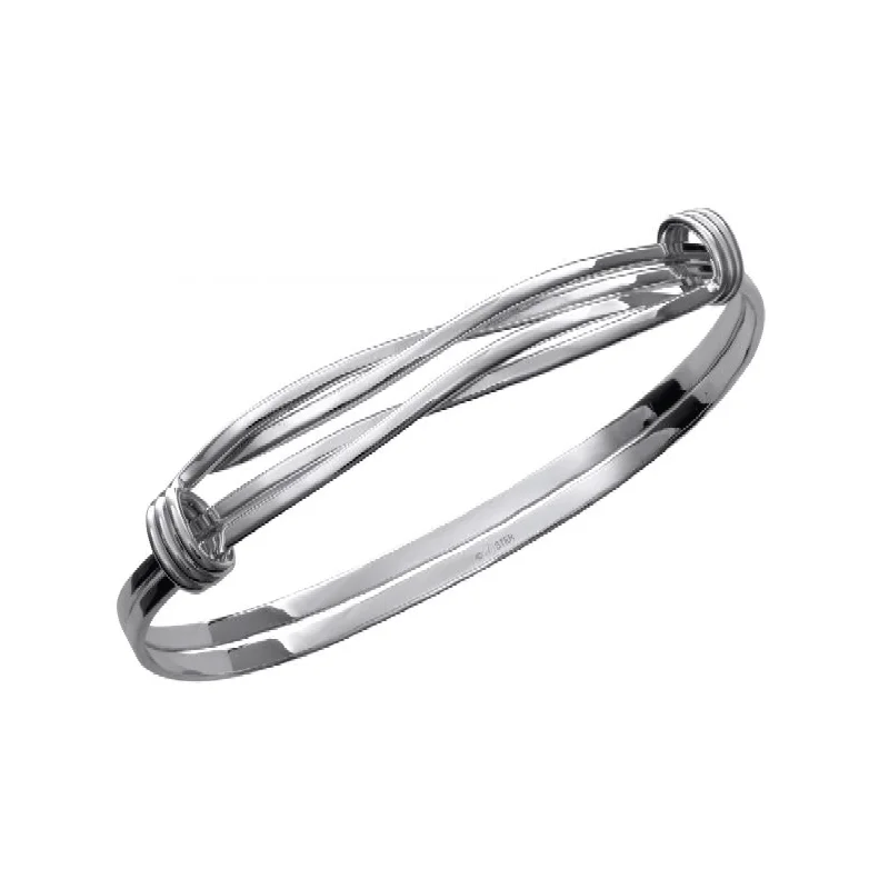 Sterling Silver Signature Twist Bracelet - Medium