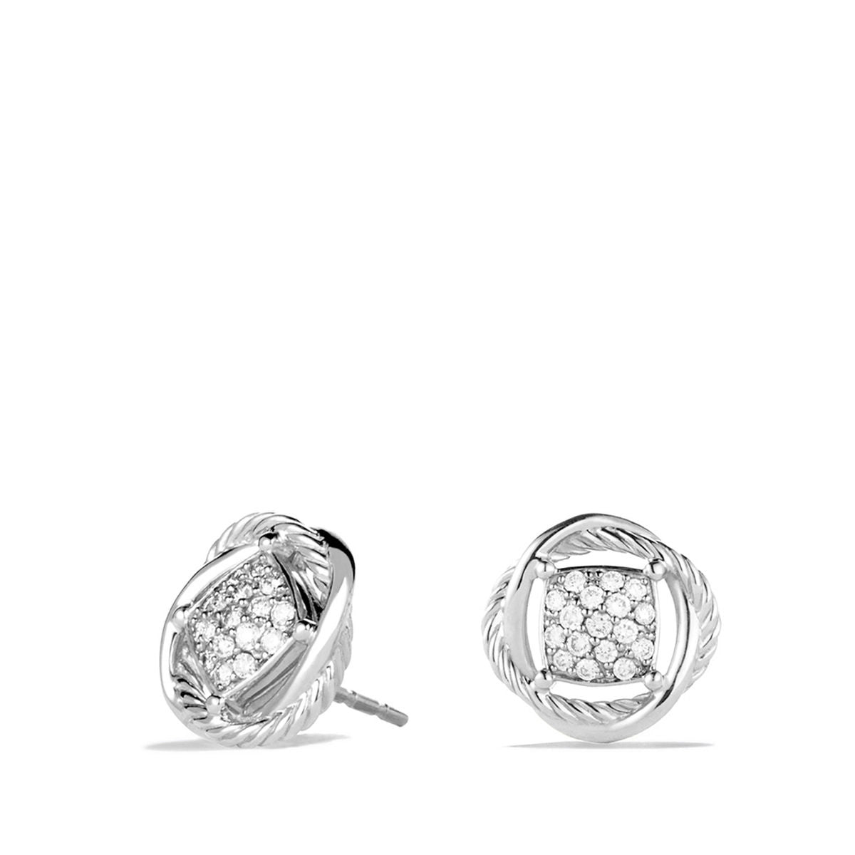 David Yurman 7mm Infinity Stud Earrings