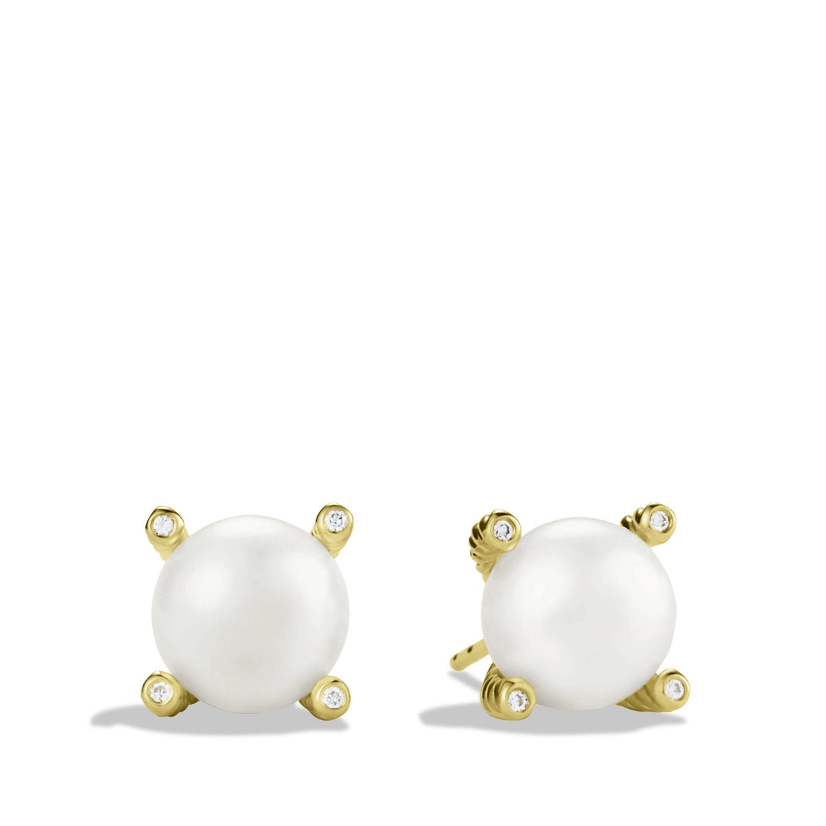 David Yurman Cable Pearl Stud Earrings