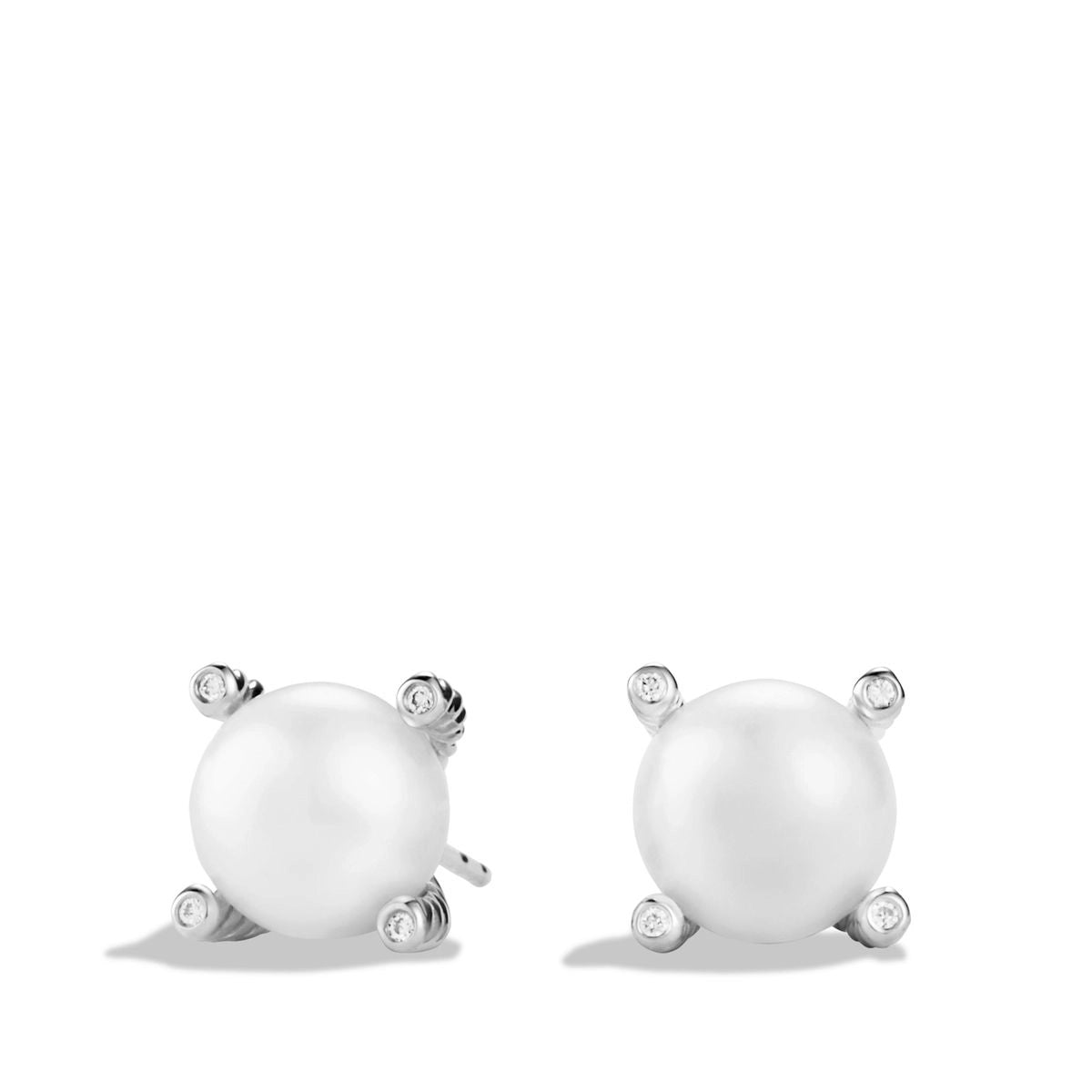 David Yurman Cable Pearl Stud Earrings