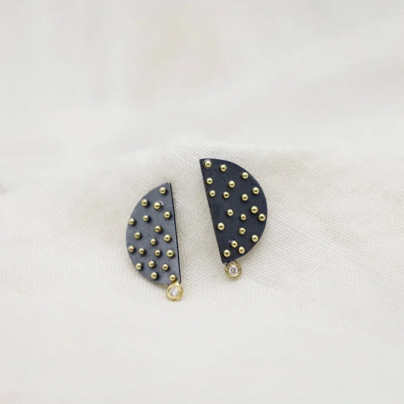 Mini Third Quarter Studs Earrings