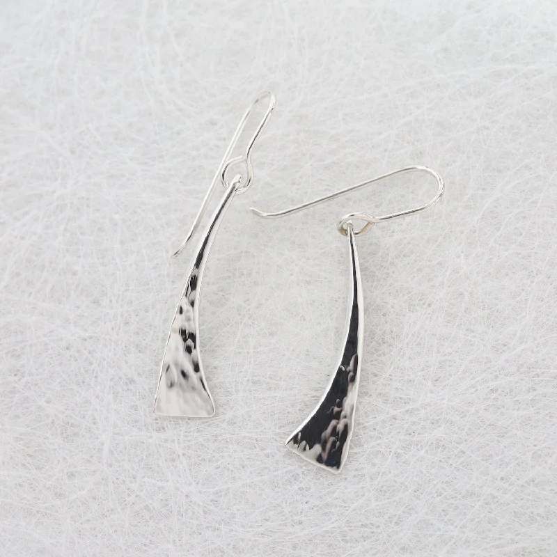 Sway Fan Tail Drop Earrings