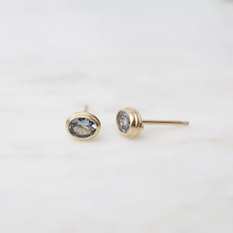 Oval Spinel Studs