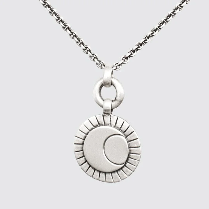 Crescent Moon Pendant Necklace