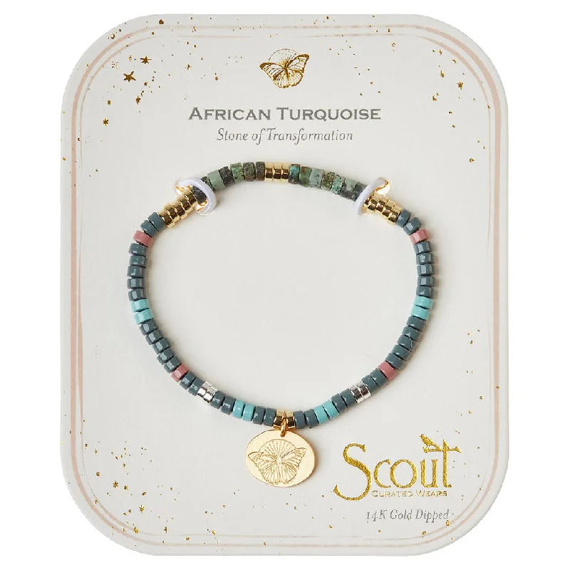 Scout African Turquoise Intention Charm Bracelet