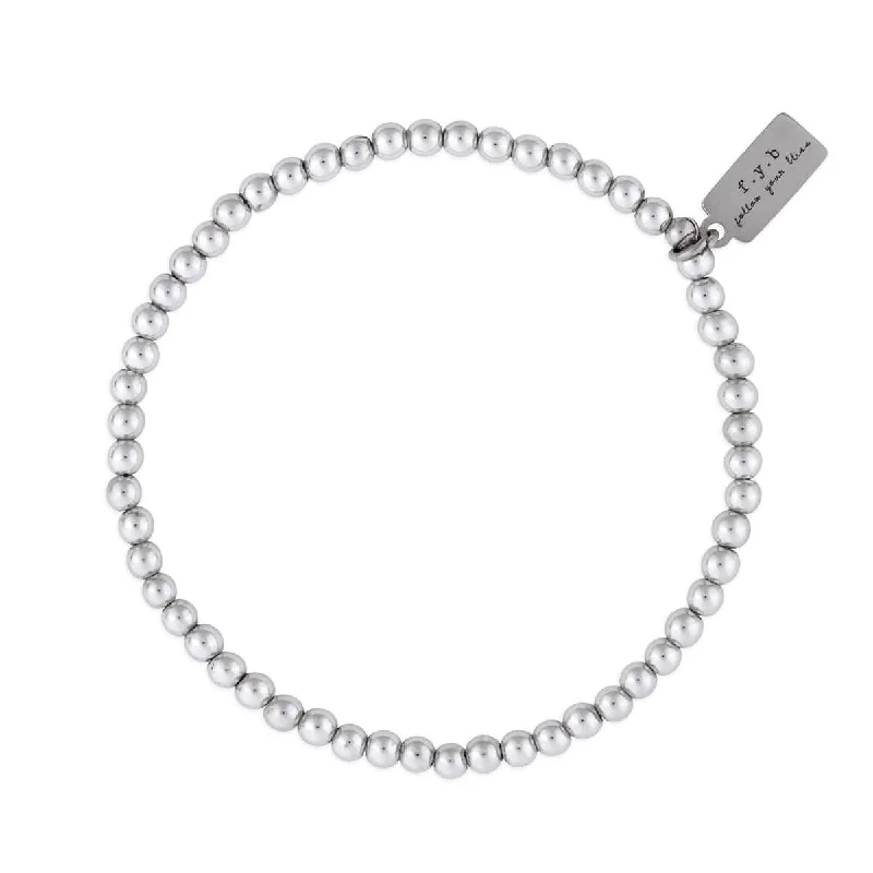 Mini Silver Staple Bracelet