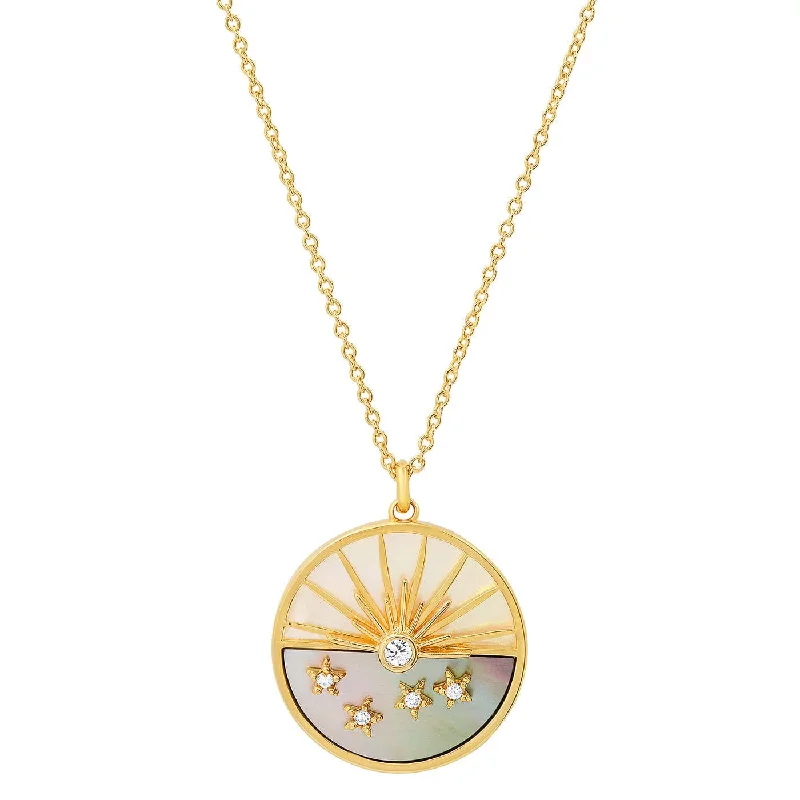 Early Sunrise Pendant Necklace